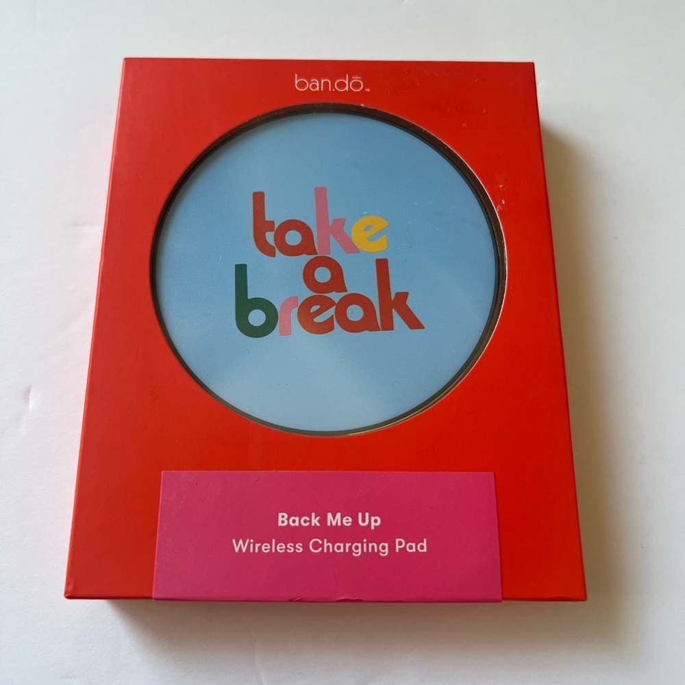 NIB Ban.do Take A Break Wireless Charging Pad